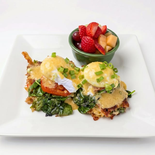 Crab Cake Benedict.