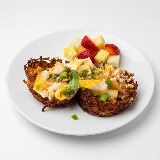 Hash Brown Egg Nest.