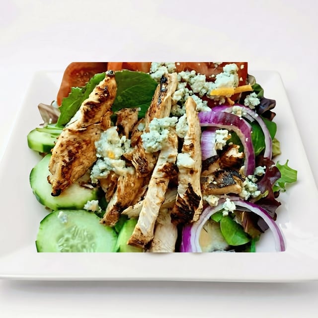 Gorgonzola Chicken Spinach Salad.