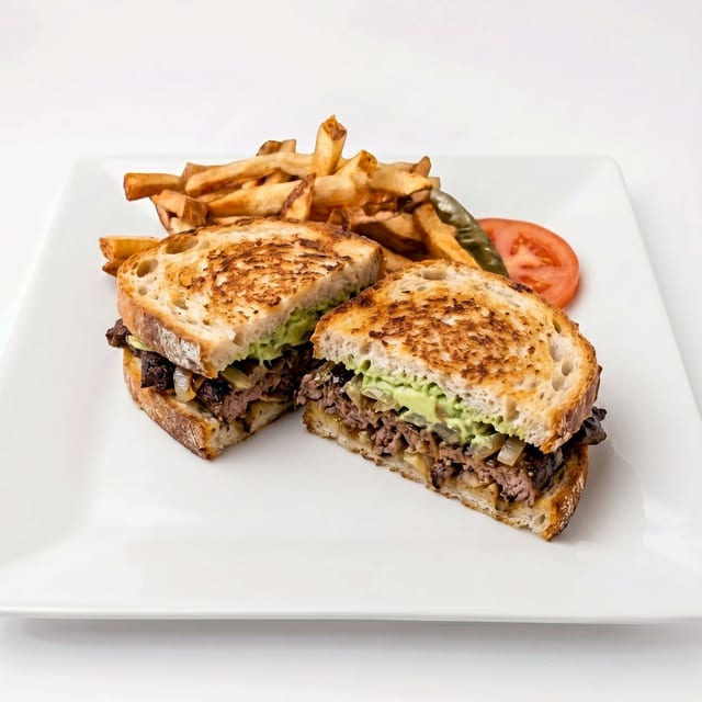 Hot Mexican Roast Beef Crestwich.