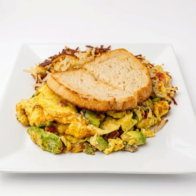 Morning Scrambled Sandwich.