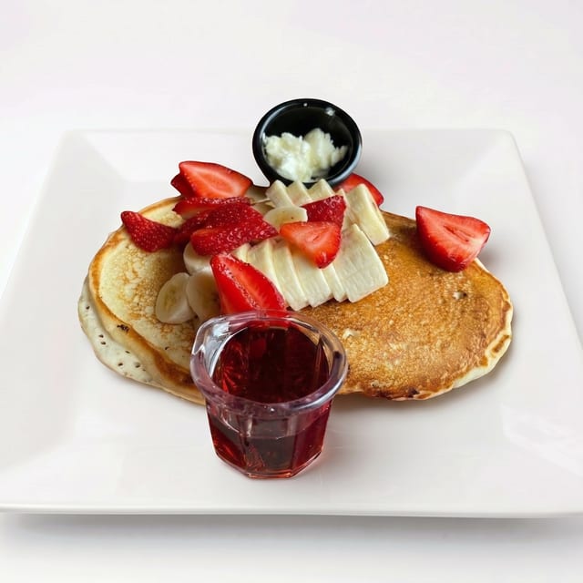 Lemon Ricotta Buttermilk Pancakes.