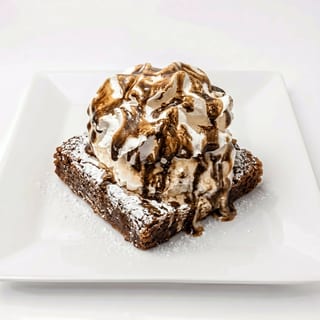 Chocolate Brownie Sundae