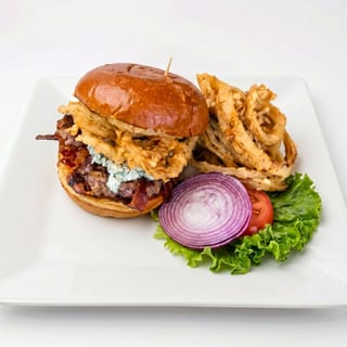 Stuffed BBQ Bacon Burger